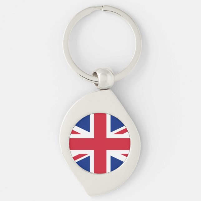 United Kingdom flag Key Ring (Front)