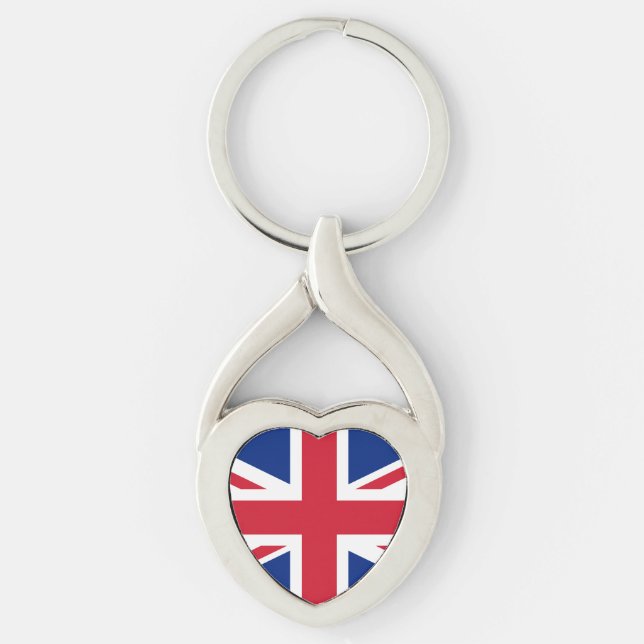 United Kingdom flag Key Ring (Front)