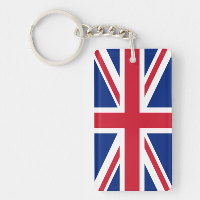 United Kingdom flag Key Ring (Front)