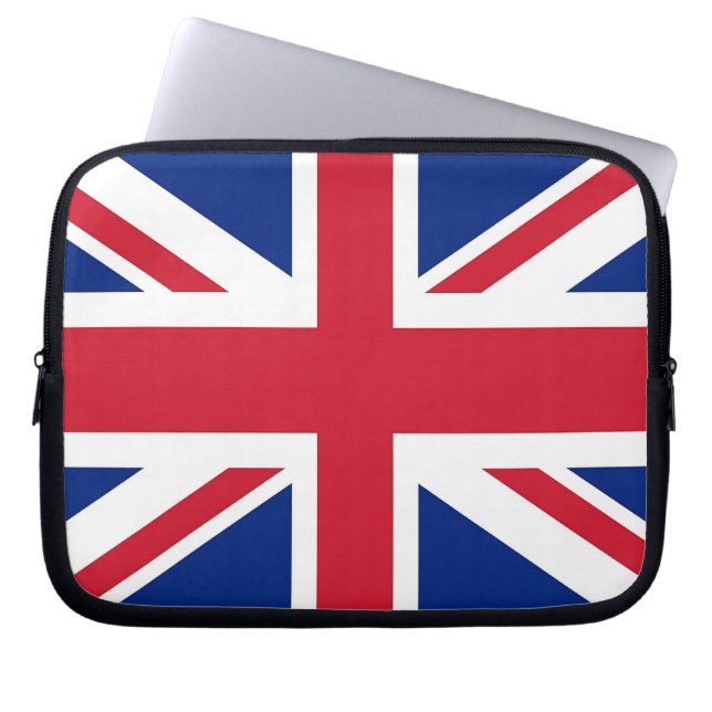 United Kingdom Flag Laptop Sleeve (Front)