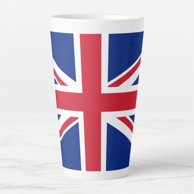 United Kingdom flag Latte Mug (Front)