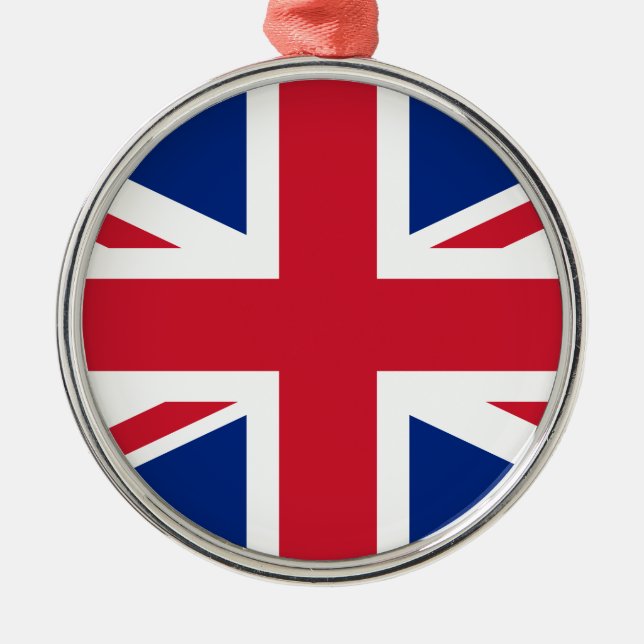 United Kingdom flag Metal Tree Decoration (Front)
