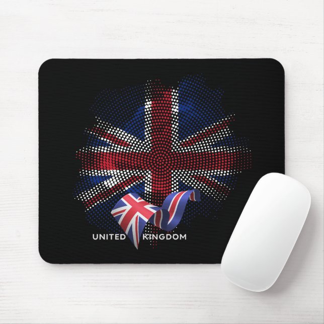United Kingdom Flag Mouse Pad (With Mouse)