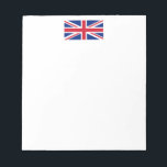 United Kingdom flag Notepad<br><div class="desc">United Kingdom flag</div>
