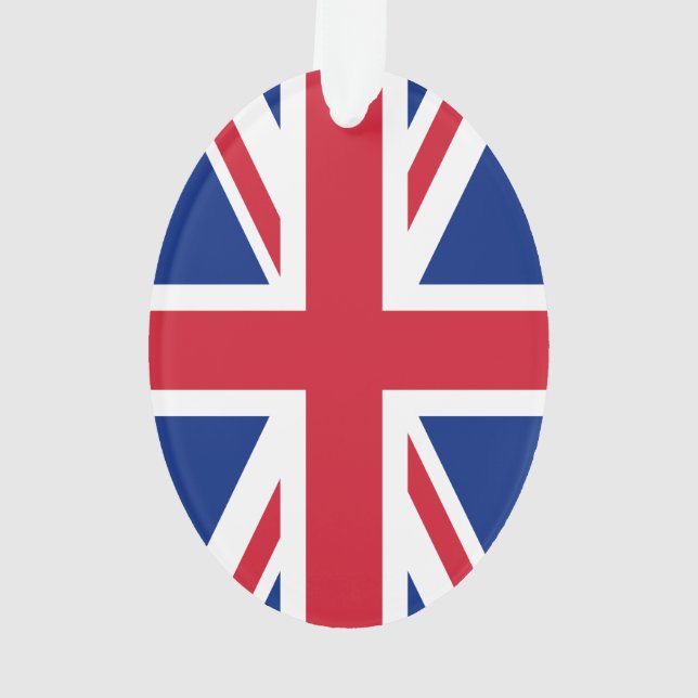 United Kingdom flag Ornament (Back)