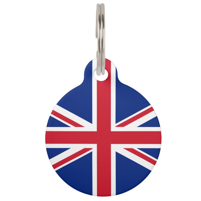 United Kingdom flag Pet Tag (Front)