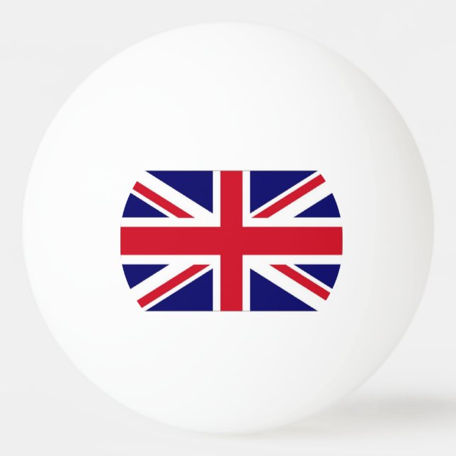 United Kingdom Flag Ping Pong Ball (Front)