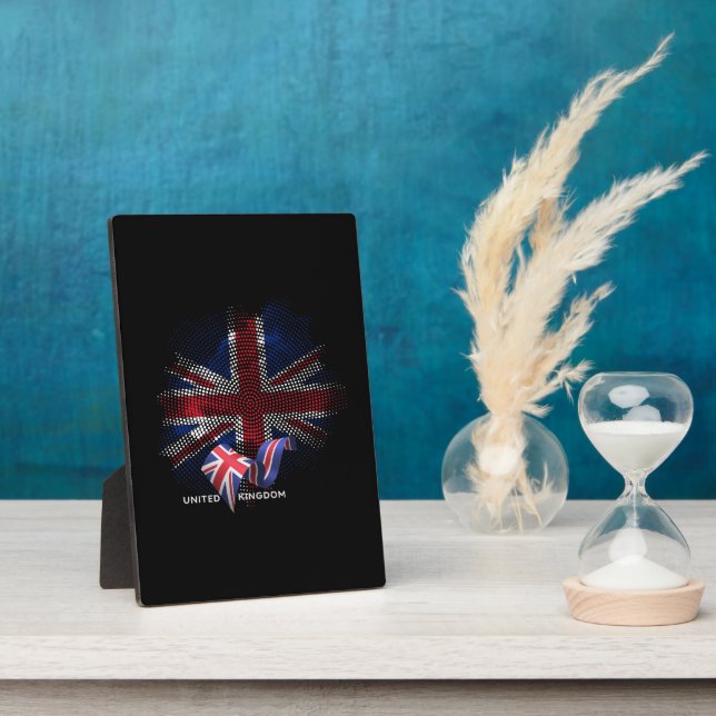 United Kingdom Flag Plaque (Side)