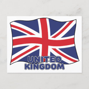 United Kingdom Flag Postcard
