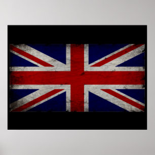 united kingdom flag poster