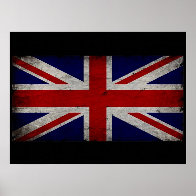 united kingdom flag  poster (Front)