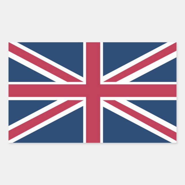 United Kingdom flag Rectangular Sticker (Front)