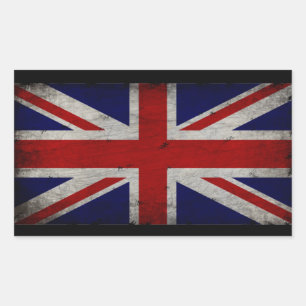 united kingdom flag  rectangular sticker