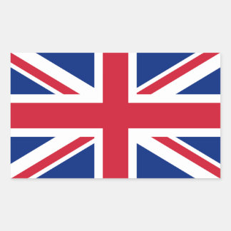 United Kingdom Flag Rectangular Sticker