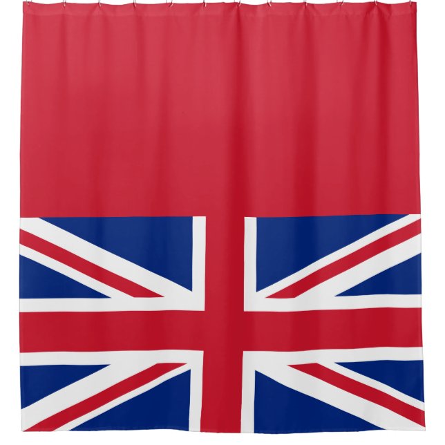 United Kingdom flag Shower Curtain (Front)