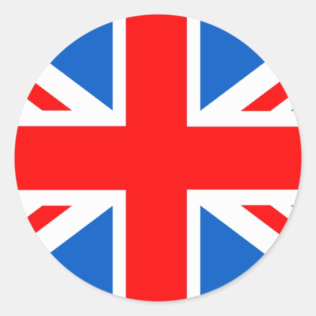 United Kingdom Flag Sticker (Front)