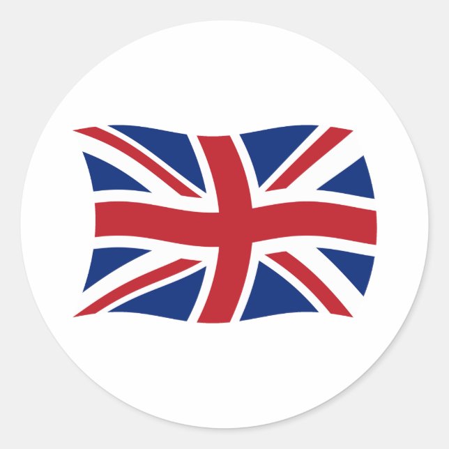 United Kingdom Flag Sticker (Front)