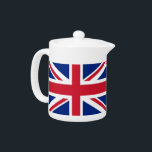 United Kingdom Flag Teapot<br><div class="desc">Add a touch of British charm to your tea time with our exclusive teapot featuring the flag of the United Kingdom! Crafted with meticulous attention to detail, this teapot is more than just a functional piece; it’s a celebration of the United Kingdom’s rich heritage and cultural pride. The elegant design...</div>