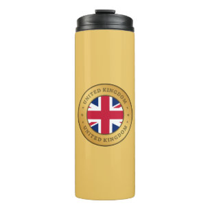 United Kingdom Flag Thermal Tumbler