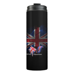 United Kingdom Flag Thermal Tumbler