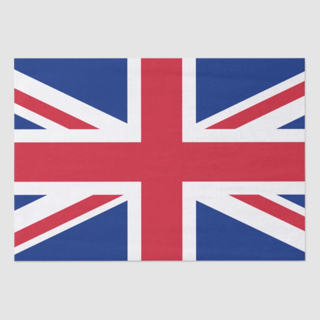 United Kingdom flag Tissue Paper (Front)