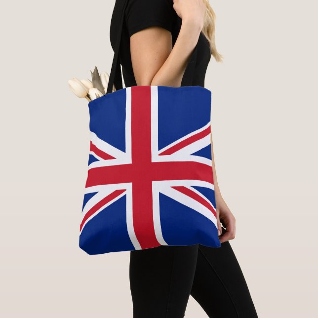United Kingdom flag Tote Bag (Close Up)