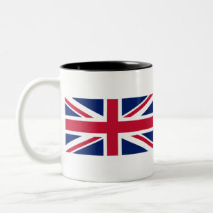 United Kingdom Flag Two-Tone Coffee Mug