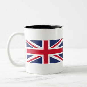 United Kingdom Flag Two-Tone Coffee Mug