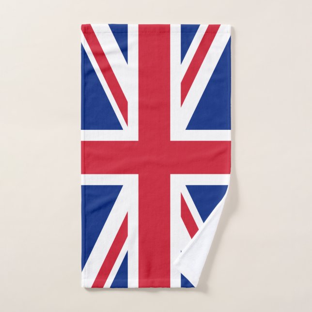 United Kingdom flag Union Jack Hand Towel (Hand Towel)