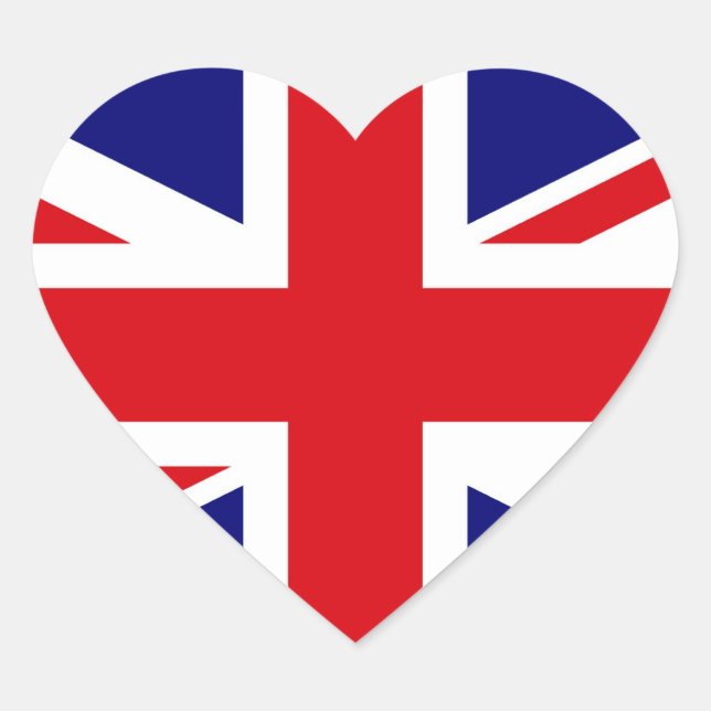 UNITED KINGDOM HEART STICKER (Front)