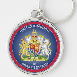 United Kingdom Heritage Emblem Key Ring