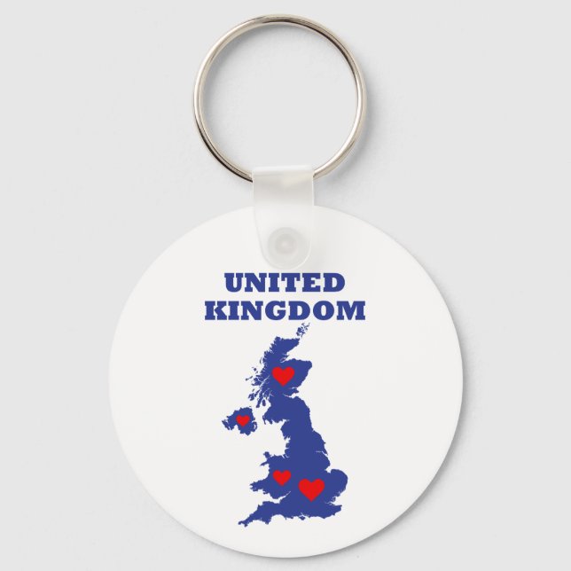 United Kingdom Key Ring (Front)