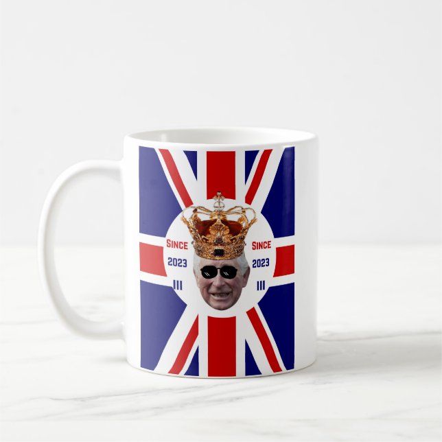 United Kingdom king Charles Coronation  Coffee Mug (Left)