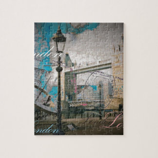 united kingdom Lamppost thames london tower bridge Jigsaw Puzzle