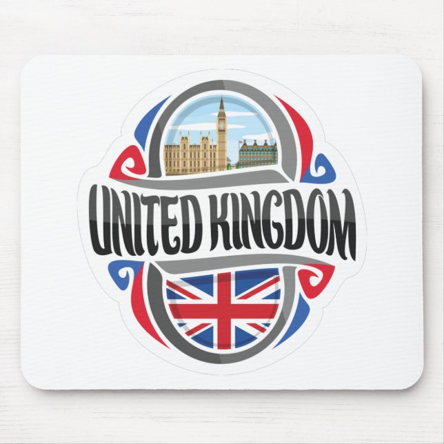 United Kingdom Mouse Pad (Front)