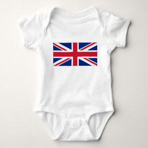 United Kingdom National Flag Baby Bodysuit
