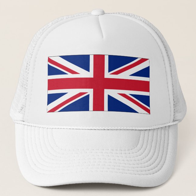 United Kingdom National Flag Trucker Hat (Front)