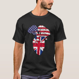 United Kingdom Of Great Britain Flag Brittish Uk P T-Shirt