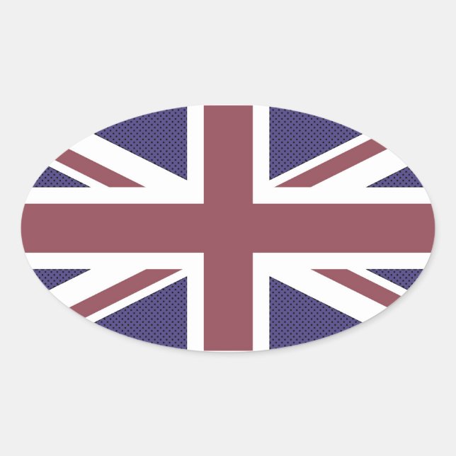 UNITED KINGDOM OVAL STICKER (Front)
