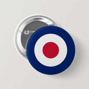 United Kingdom Roundel 6 Cm Round Badge