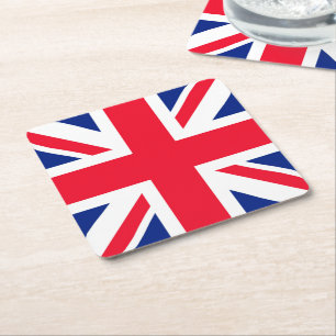 United Kingdom Square Paper Coaster