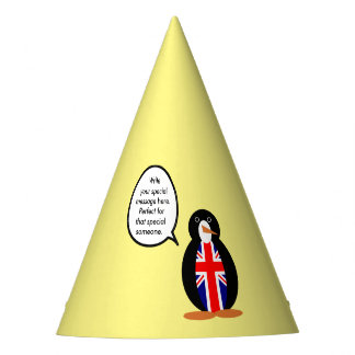 United Kingdom Talking Ms. Penguin Party Hat