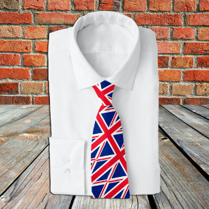 United Kingdom Ties, fashion British Flag business Tie