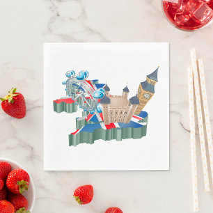 United Kingdom Travel Napkins
