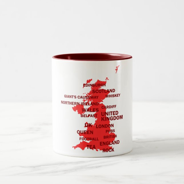 United Kingdom Two-Tone Coffee Mug (Center)