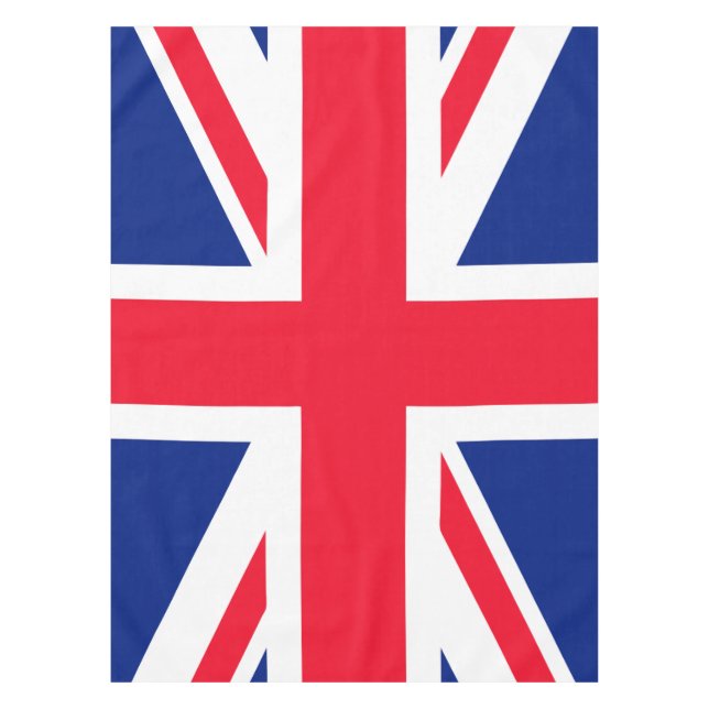 United Kingdom UK British Union Jack Flag Tablecloth (Front)