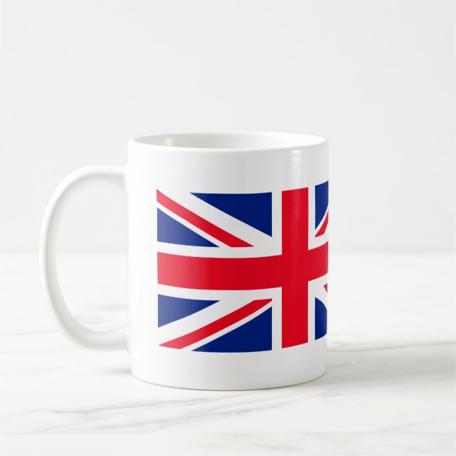 United Kingdom Union Jack Flag Coffee Mug (Left)