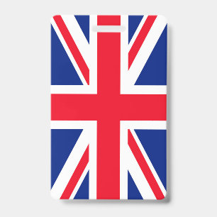 United Kingdom Union Jack Flag ID Badge