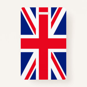 United Kingdom Union Jack Flag ID Badge