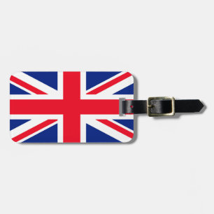 United Kingdom Union Jack Flag Luggage Tag
